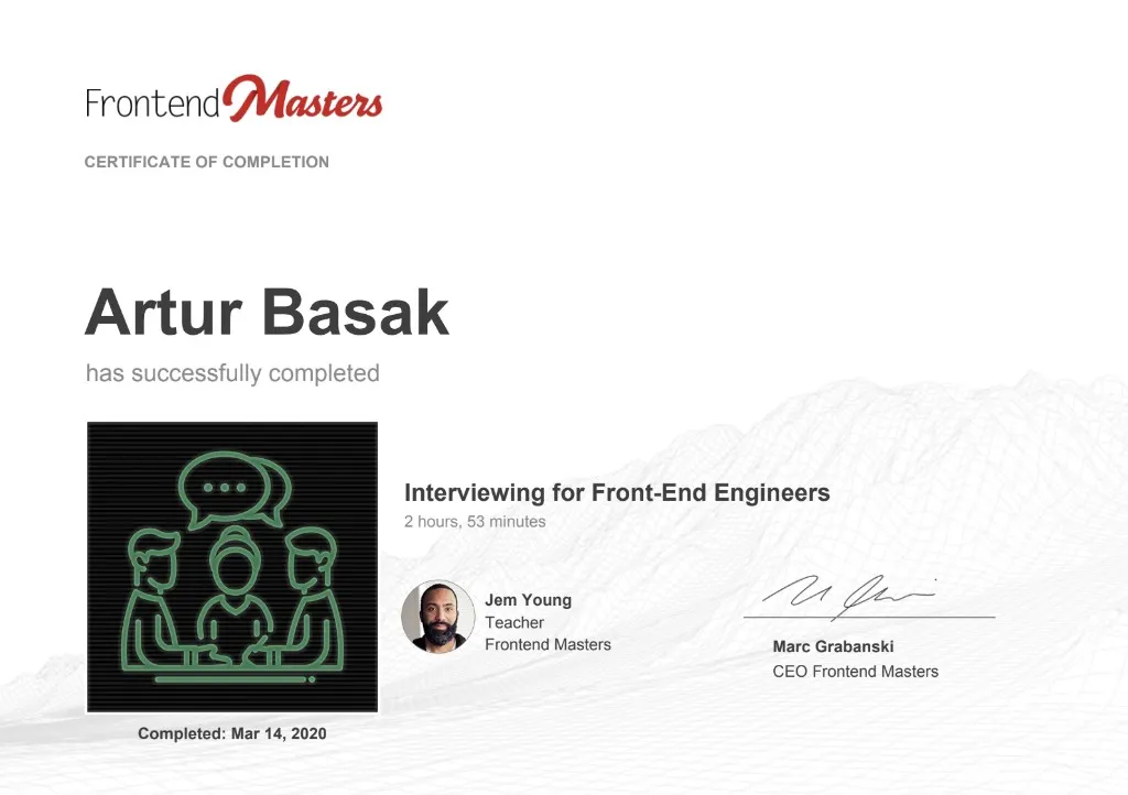 LinkedIn Learning certificate for Artur Basak: Managing and Leading Developers learning path, completed February 1, 2022