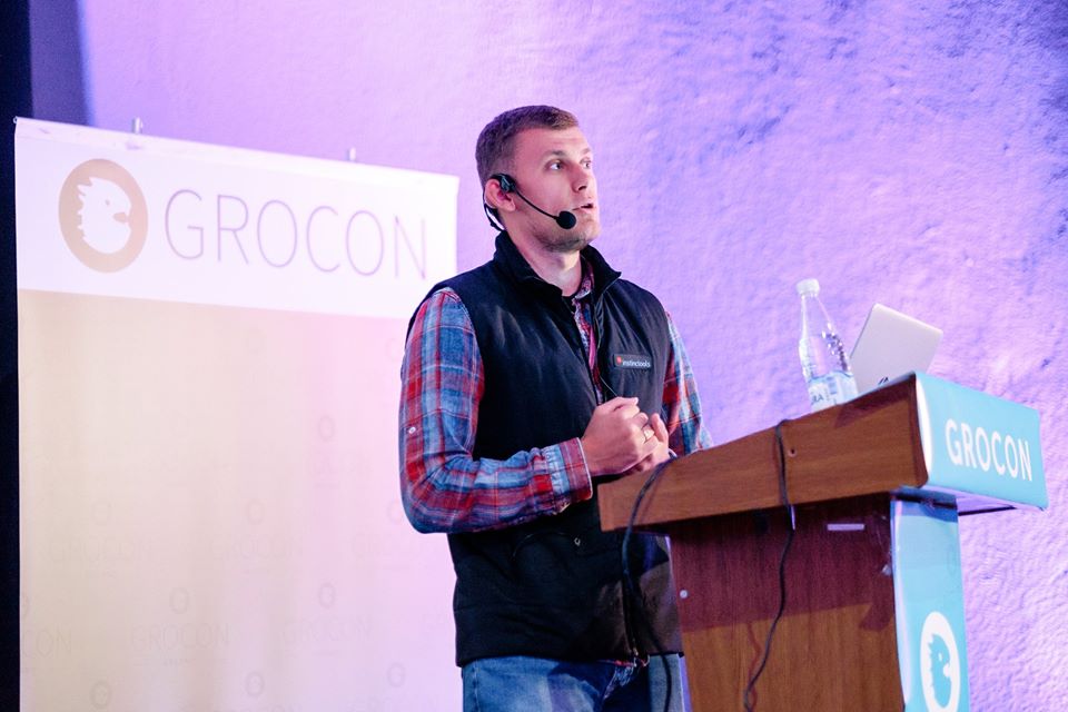 Artur is speaking at GROCON 2018 conference about ReactVR