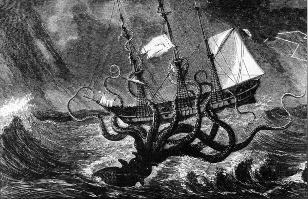 Mary Evans Picture Library/Alamy — Ellis, R. 1994. Monsters of the Sea. Robert Hale Ltd.