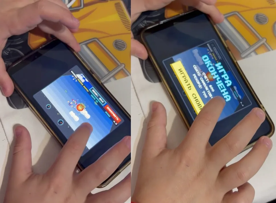micro:bit в руках — джойстик для веб-игры