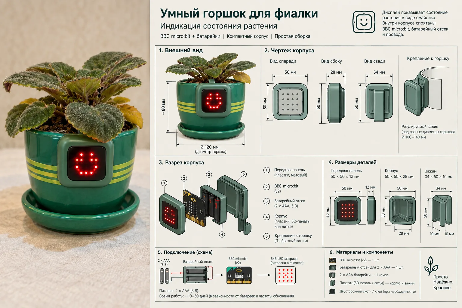 A presentation poster of the
